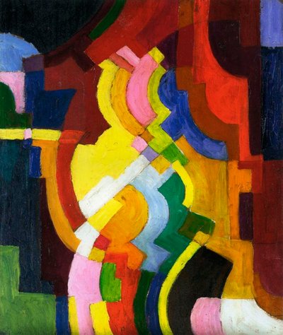 Forme colorate III, 1913 da August Macke